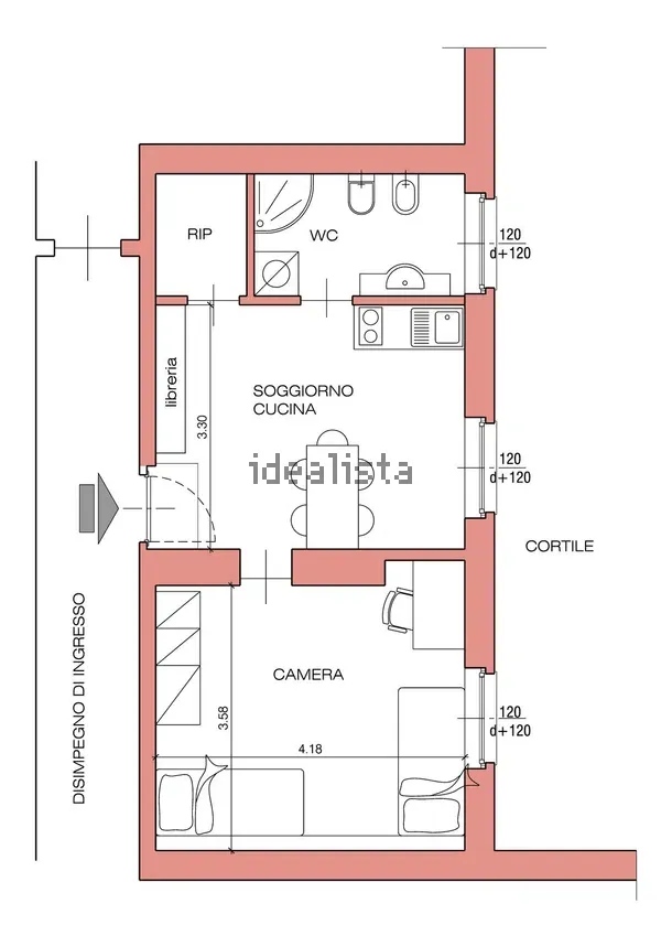 Appartamento in Centro, foto 17 di 17