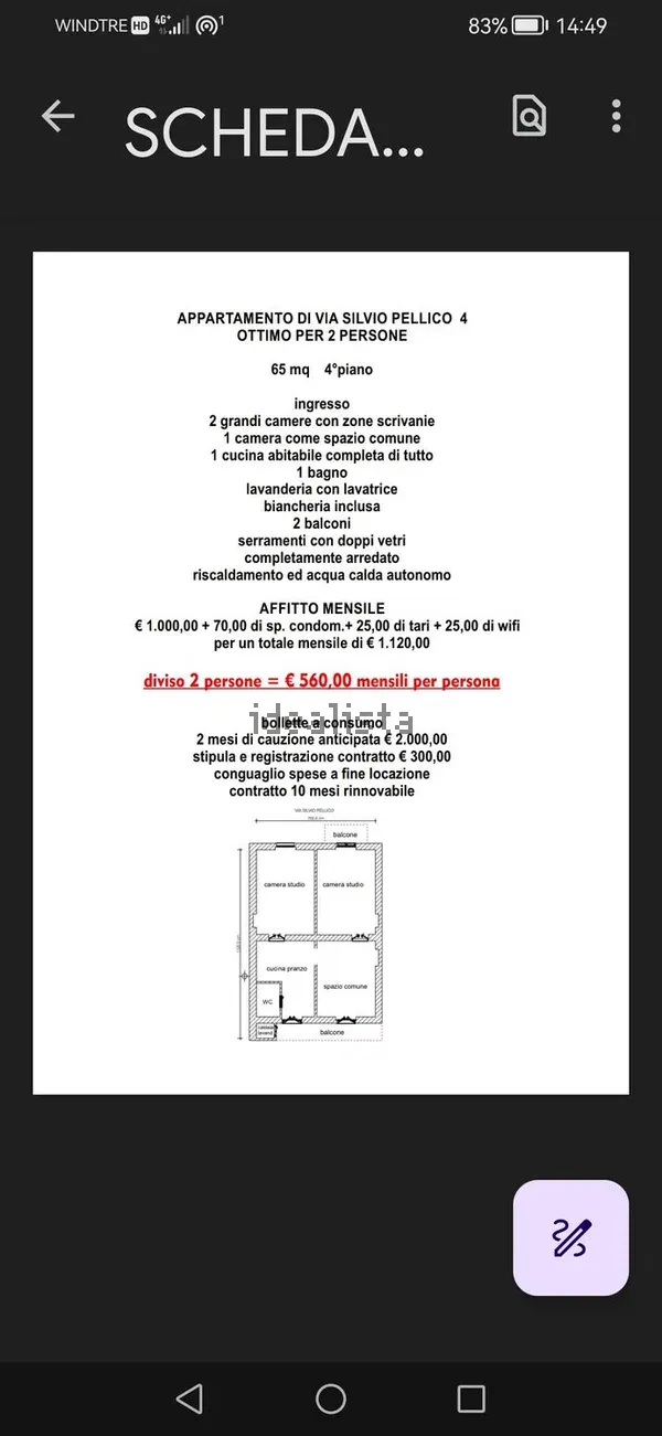 Stanza singola in San Salvario, foto 7 di 7