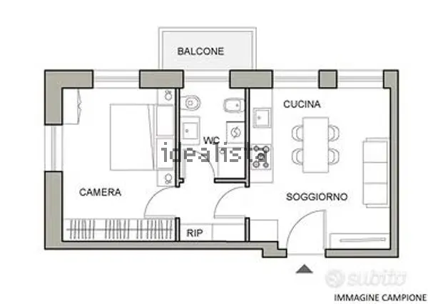 Bilocale in Centro, foto 15 di 15