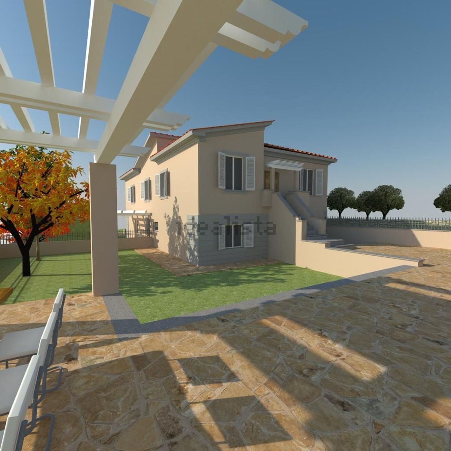 Chalet pareado en Montenero, Livorno
