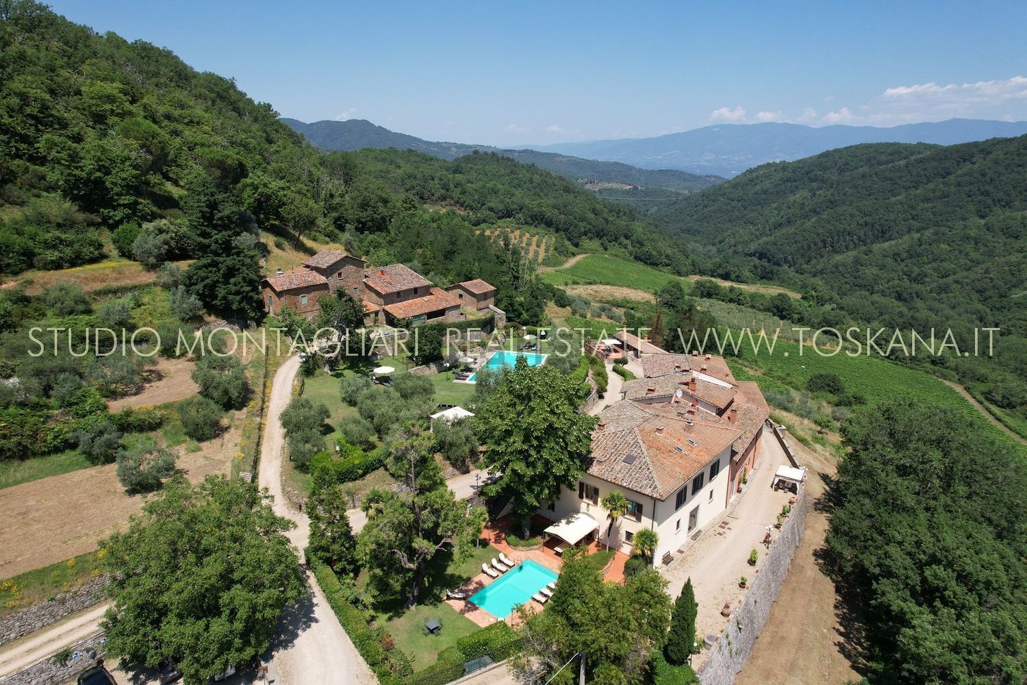 Case e ville a Centro, Greve in Chianti