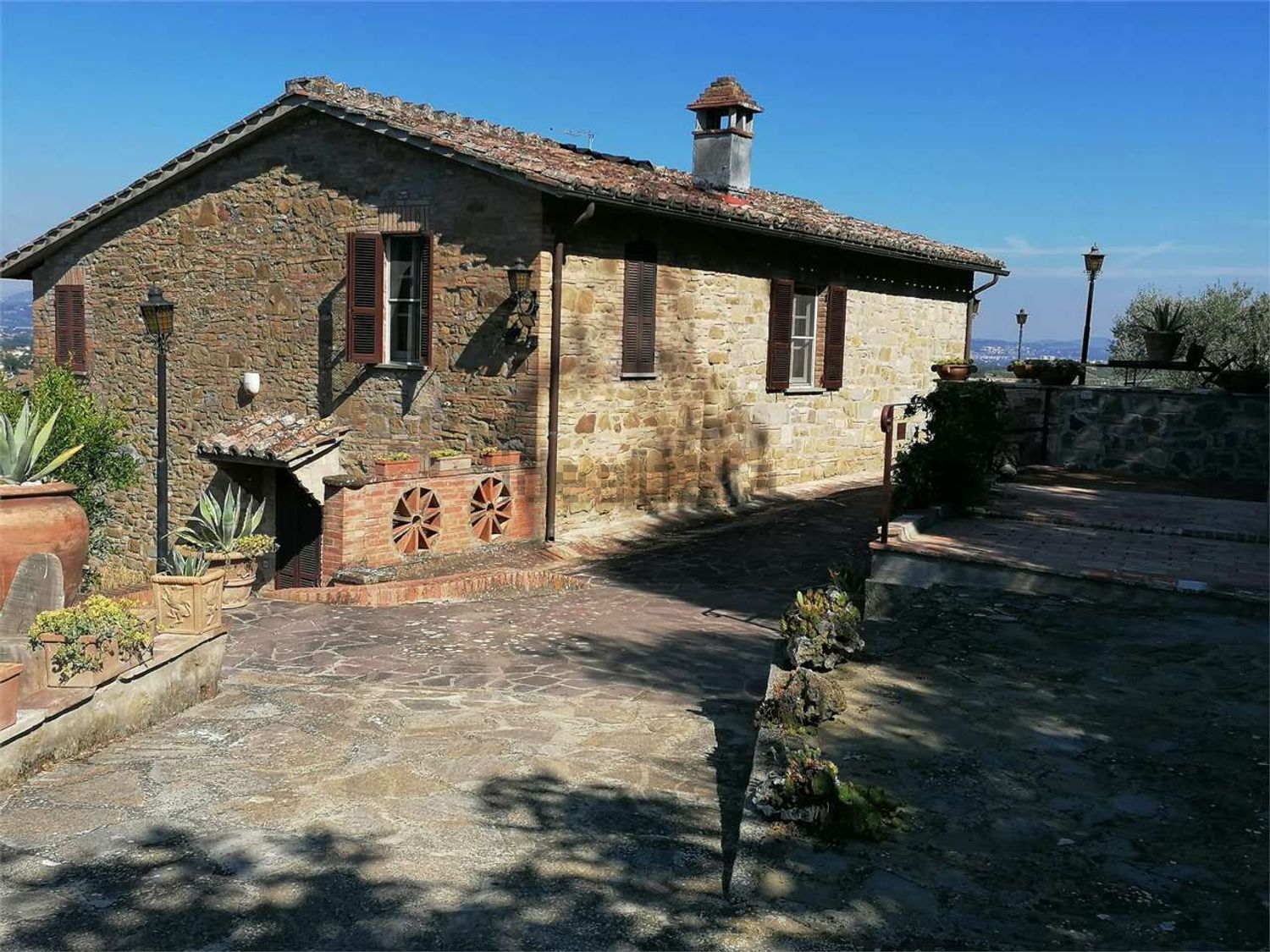 Case e ville a Torgiano