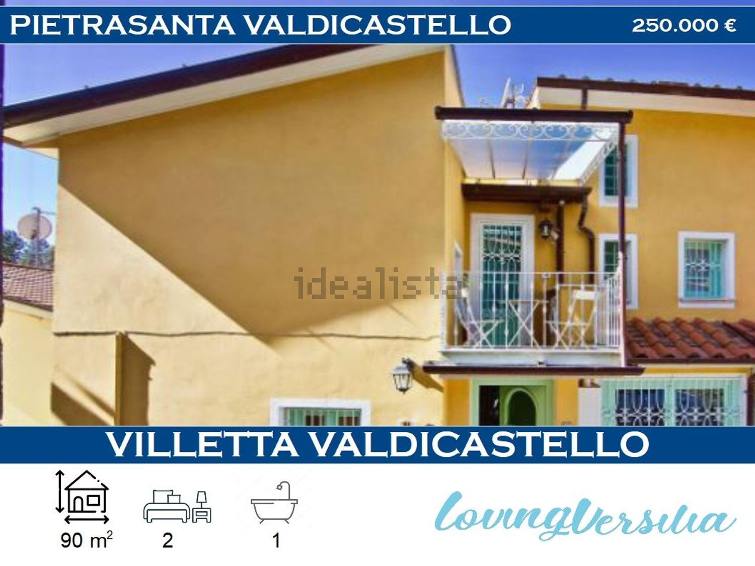 Frei stehendes Haus in Strettoia-Capezzano-Valdicastello, Pietrasanta