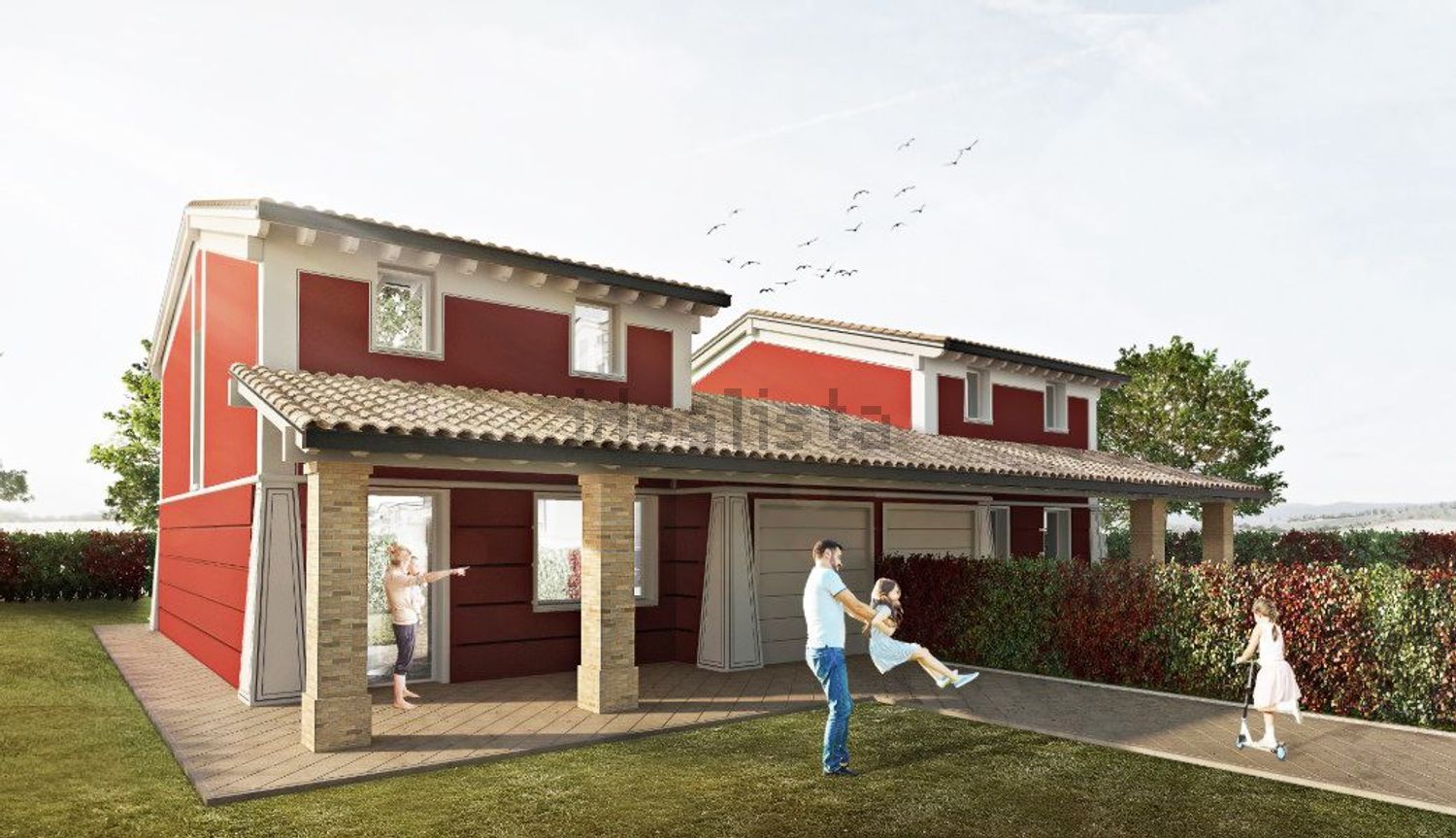 Semi-detached house in Sissa Trecasali