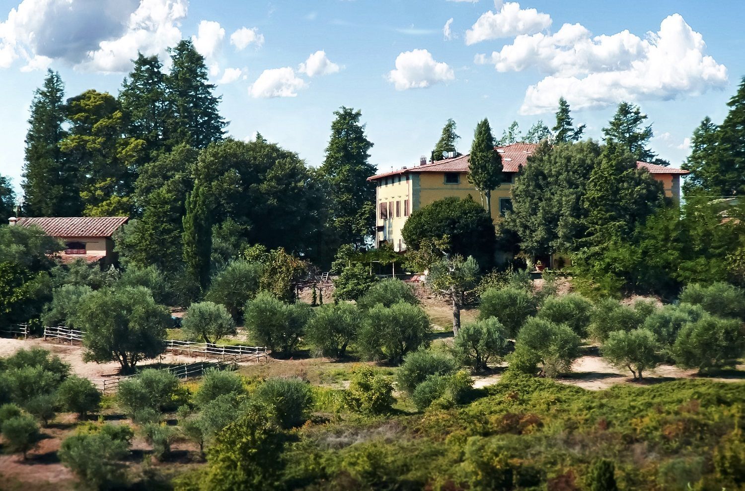 Case e ville a Marcialla - Pogni, Certaldo