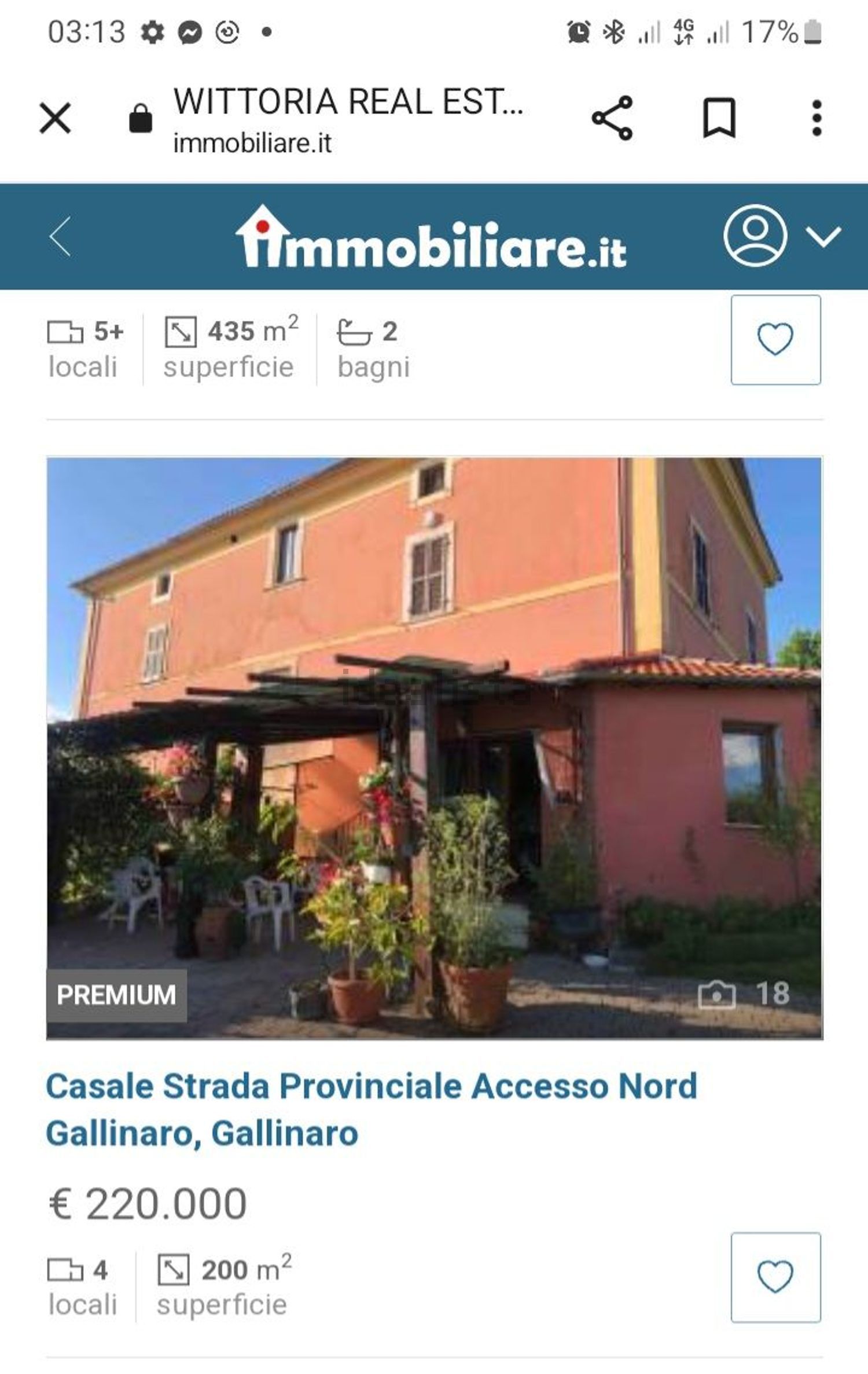 Rustici e casali a Gallinaro