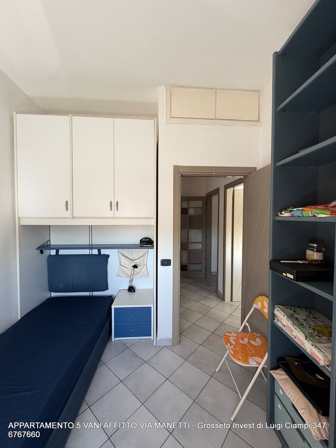 Terza camera da letto appartamento in affitto Viale Alessandro Manetti Grosseto