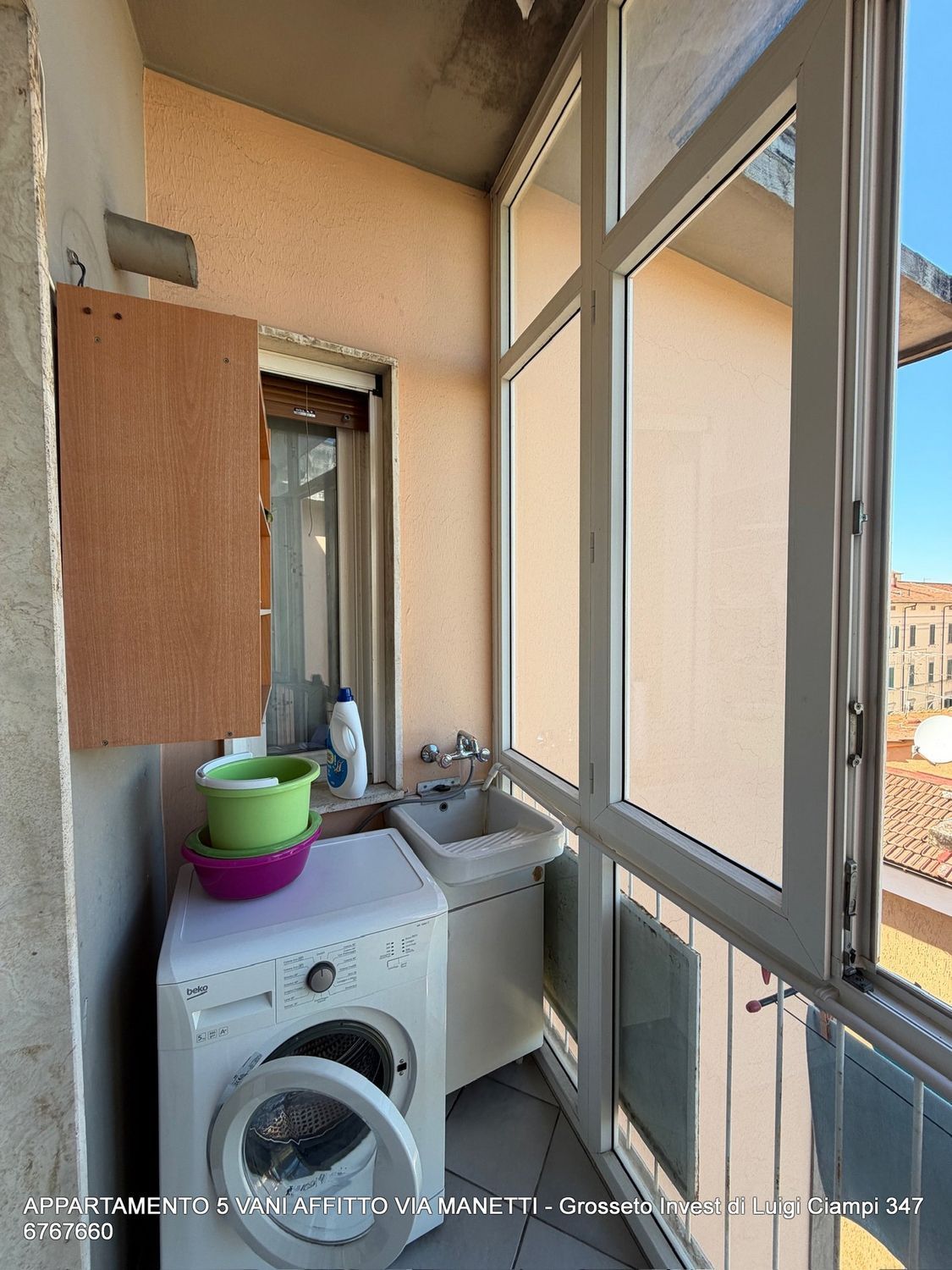 Balcone e veranda appartamento in affitto Grosseto Viale Alessandro Manetti 20