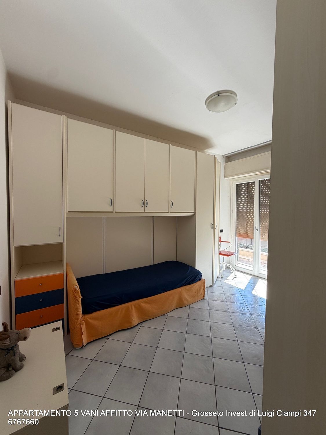 Camera da letto matrimoniale appartamento in affitto Grosseto Viale Manetti 20