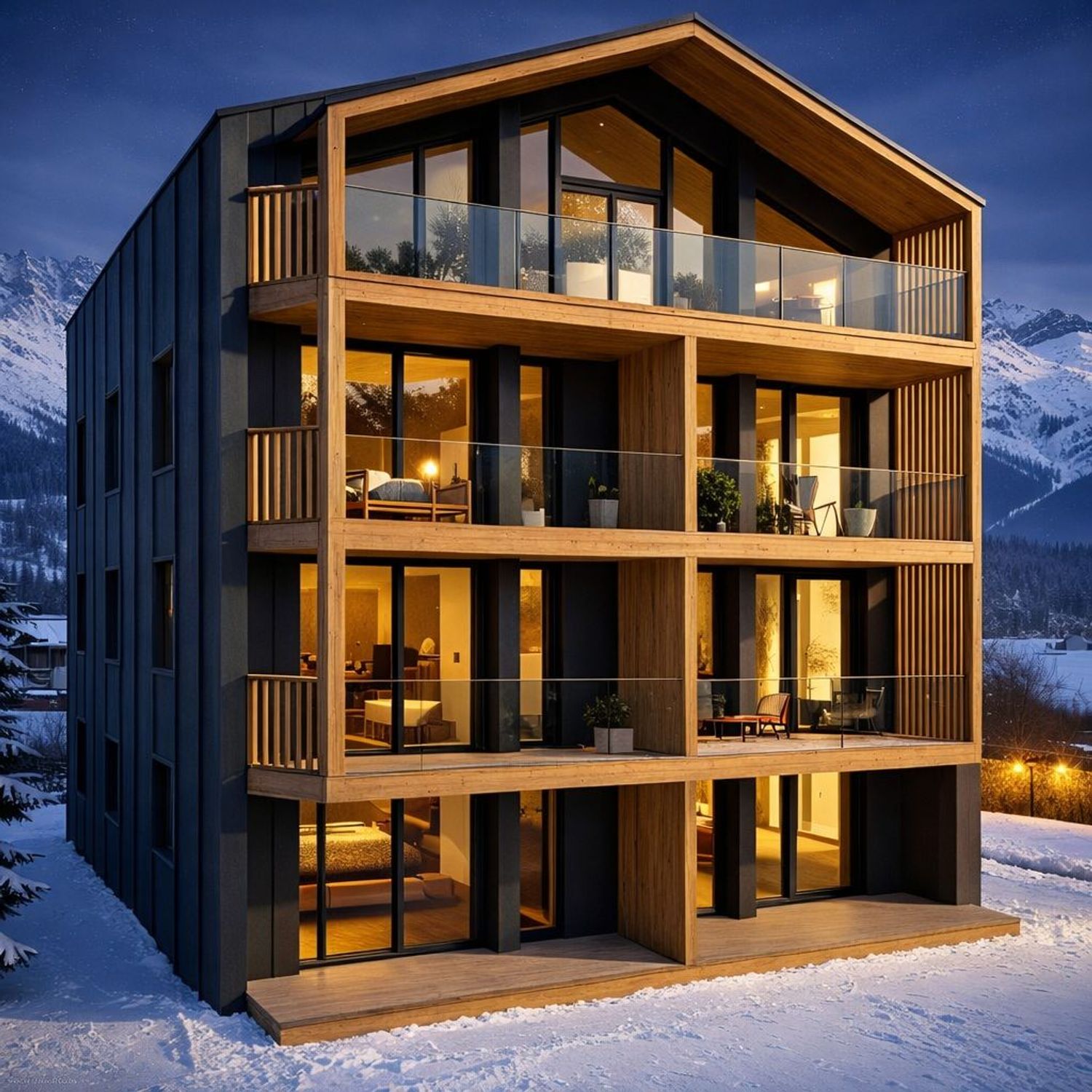 Bilocale Summit Sky Living in bioedilizia